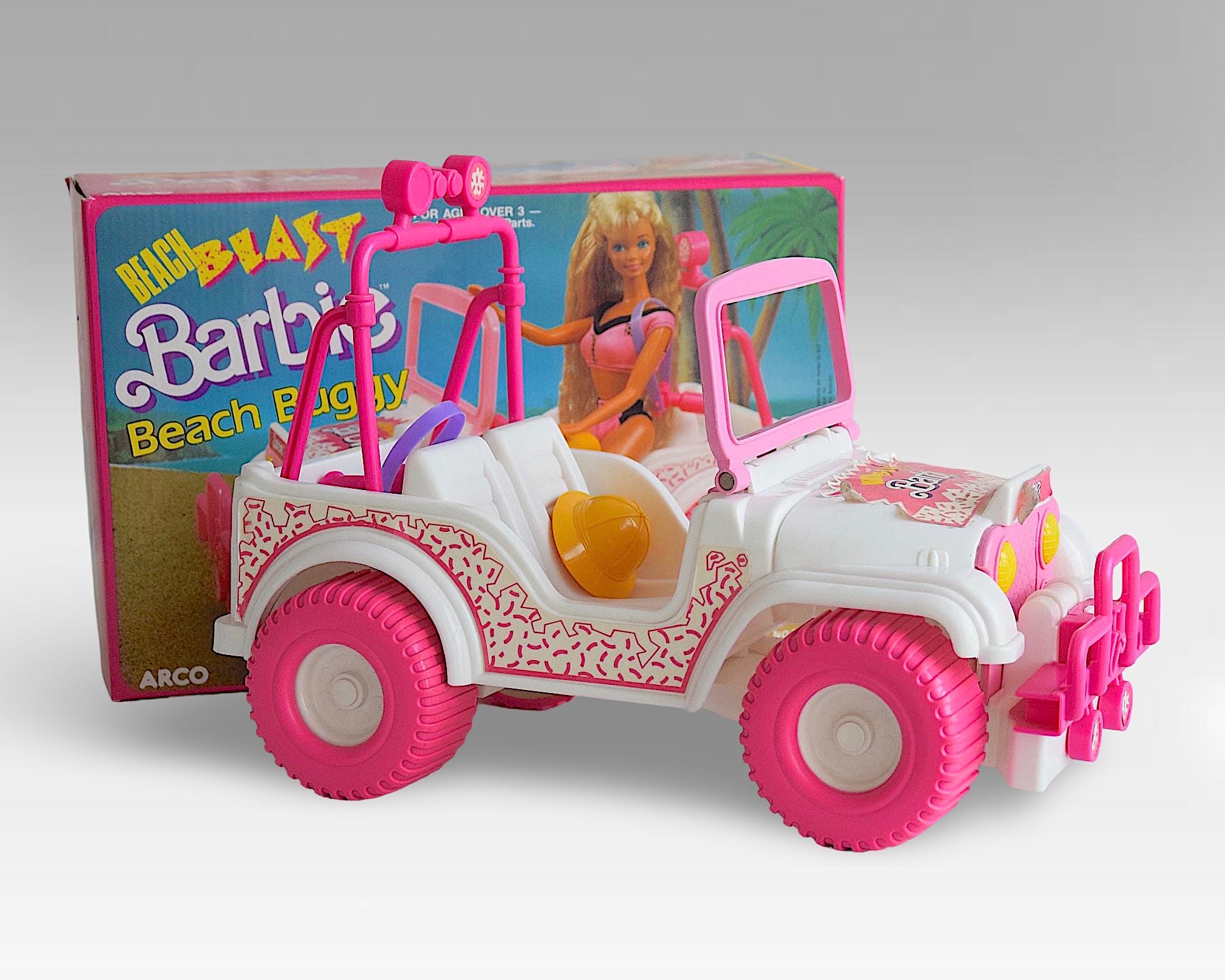 Jr Typing Barbie Jeep Wrangler Toy JEEP RUBICON POWER RACER KID - Main Image