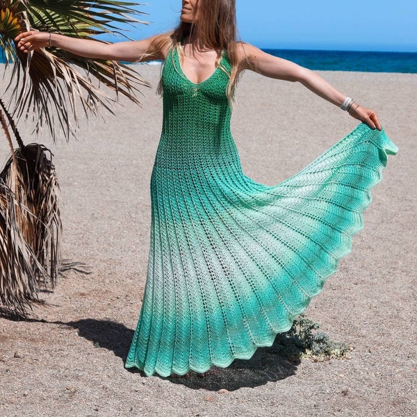 Long Crochet Dress - Etsy