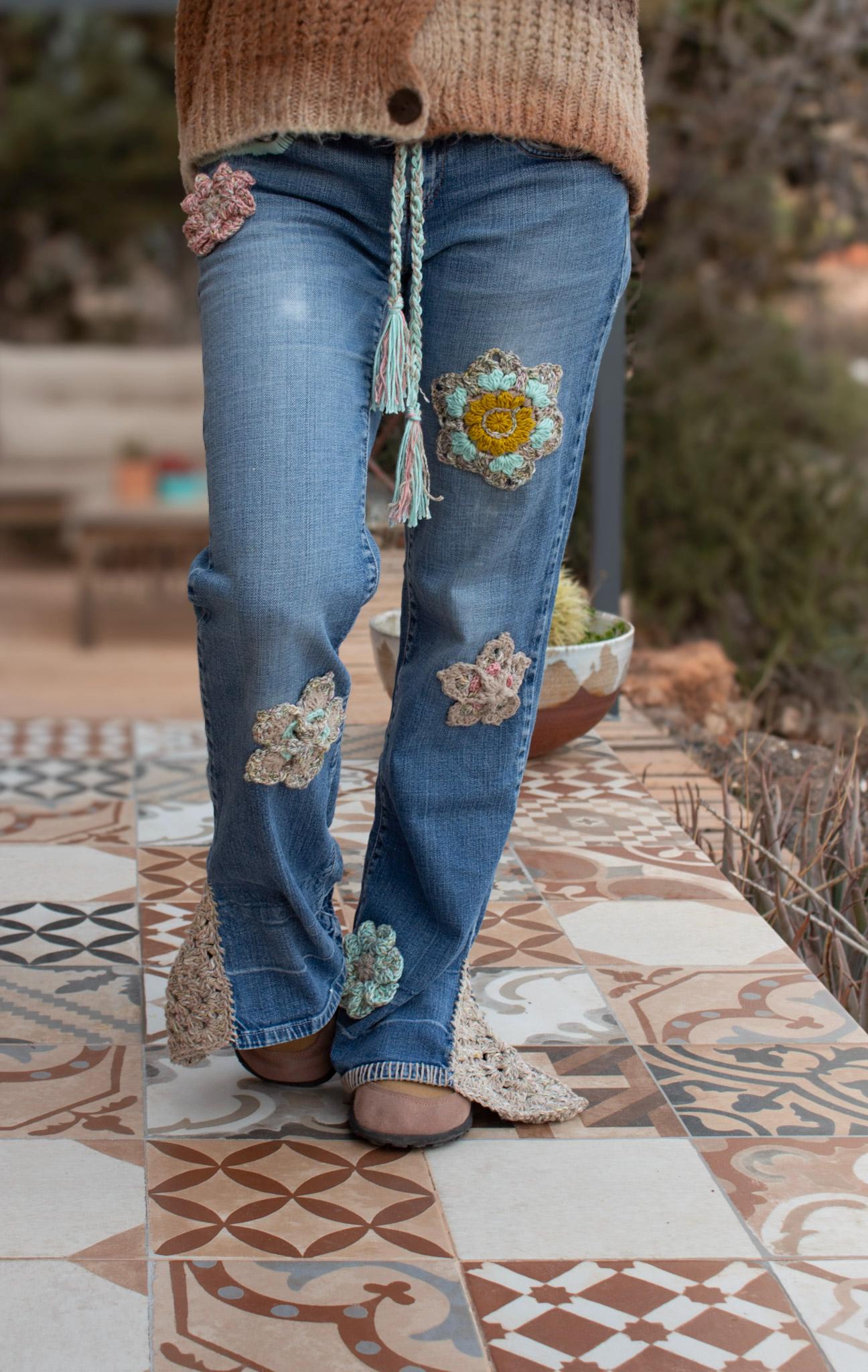 Pantalones vaqueros hippie España