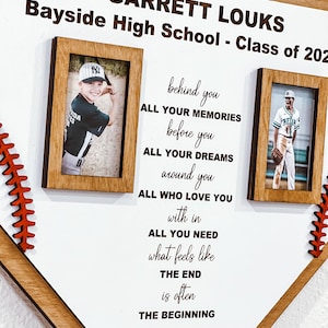 Baseball Senior Graduation Gift, Baseball Senior Night, Personalized Baseball Sign