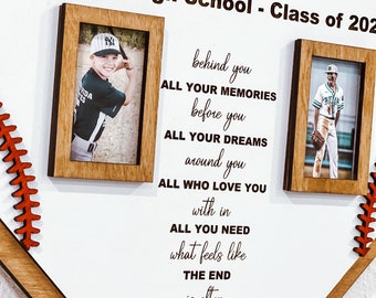 Baseball Senior Graduating Gift, Baseball Senior Night, Personalized Baseball Sign, Baseball Plaque, High School Graduation Senior Night