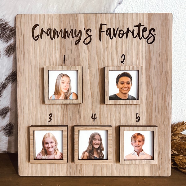 Favorite Grandchildren Sign, Rank Your Favorite Child, Rate Your Grandchild, Child Ranking Sign, Personalized Gift, Mother's Day