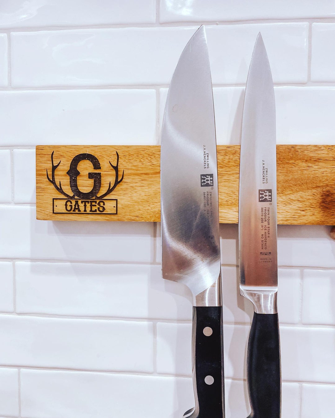 Wood Wall Hanging Knife Holder Father's Day Gift Christmas