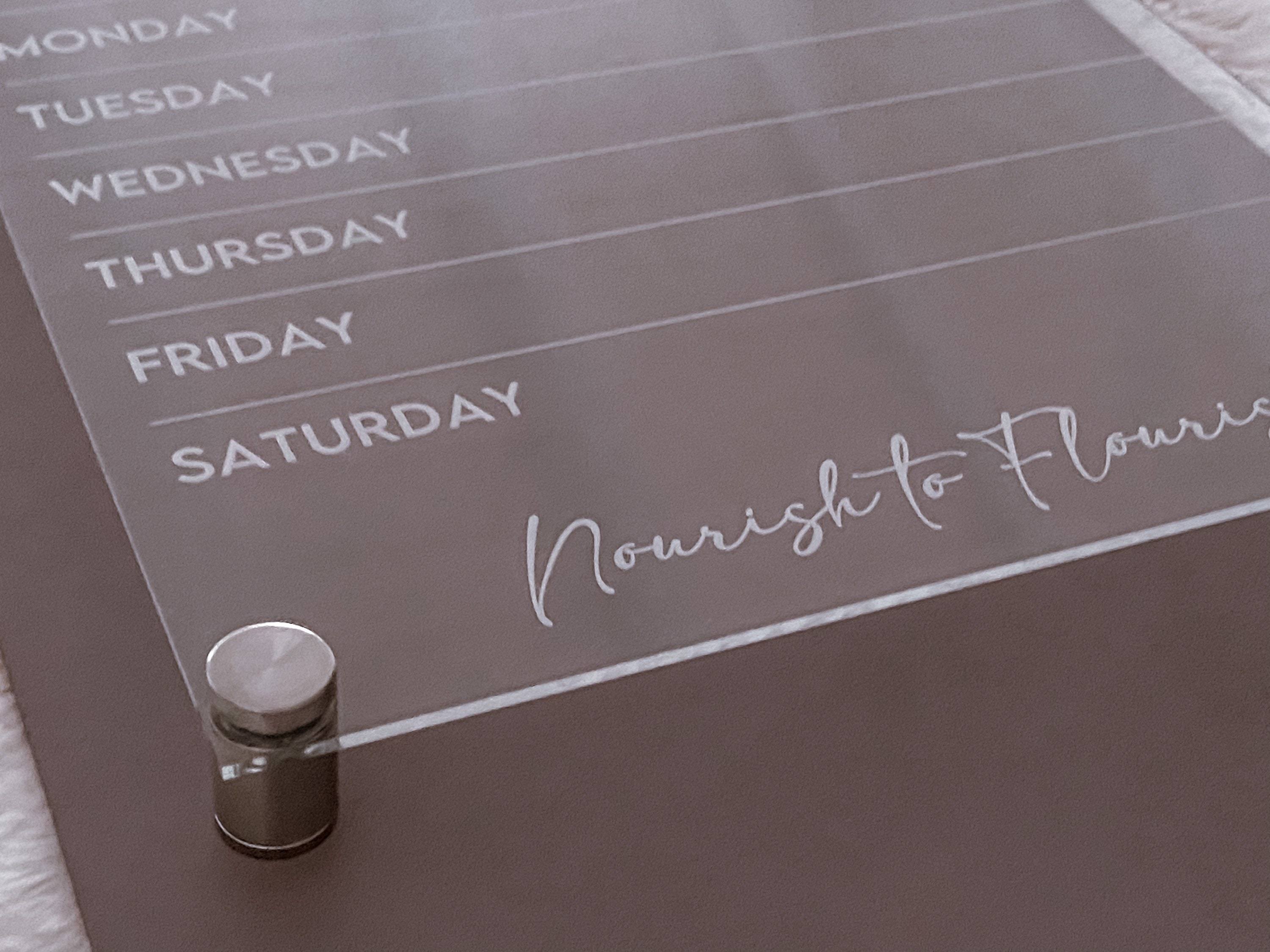 Menu Board Custom Dry Erase Acrylic Menu Board Customize Etsy