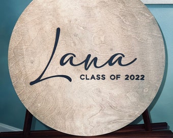 Graduation Signature Wood Sign, Signature Sign, Wood Guest Book, Best Wishes
