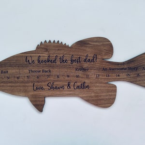 Custom Personalized Fathers Day Gift, Fishing Gift, Gift for Dad, Fish ...
