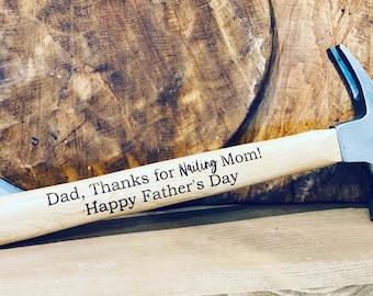 Personalized Father’s Day gifts Personalized Hammer Personalized Tools Funny Father's Day Gifts