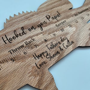 Custom Personalized Fathers Day Gift, Fishing Gift, Gift for Dad, Fish ...