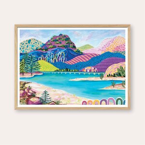 Talle - Abstract Landscape Print - UNFRAMED
