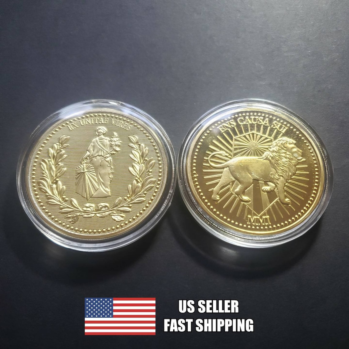 Coin Set: the Continental & Adjudicator Coins Hotel Card - Etsy Canada