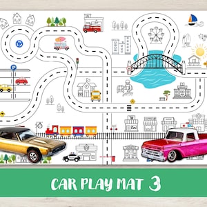 Alfombra de juego para coche 3