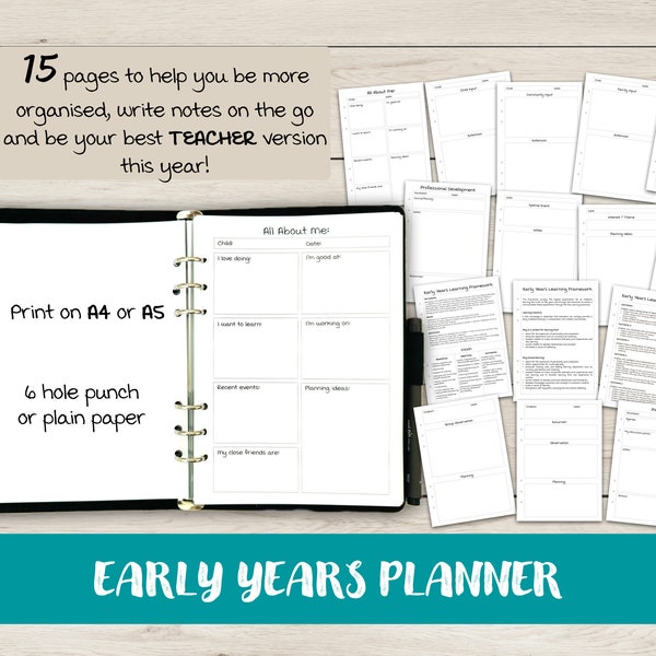 Early Years Planner