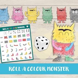 Haz un monstruo de colores