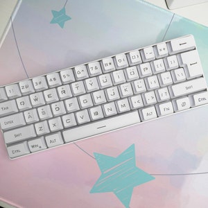 Paper Starship Cute Mouse Pad for girls, Childrens crafting play mat, Large Computer Desk Pad, Extended Gaming Mouse Pad, Cute Mouse pad imagem 7