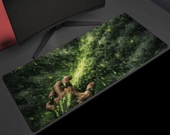 Necrotic Surge, Desk Mat, Dark Fantasy