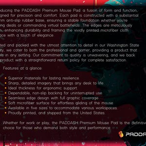 Cyberpunk Desk Pad: Red Interface, Tech Noir, Asian Fusion, Cybernetic Vision image 3