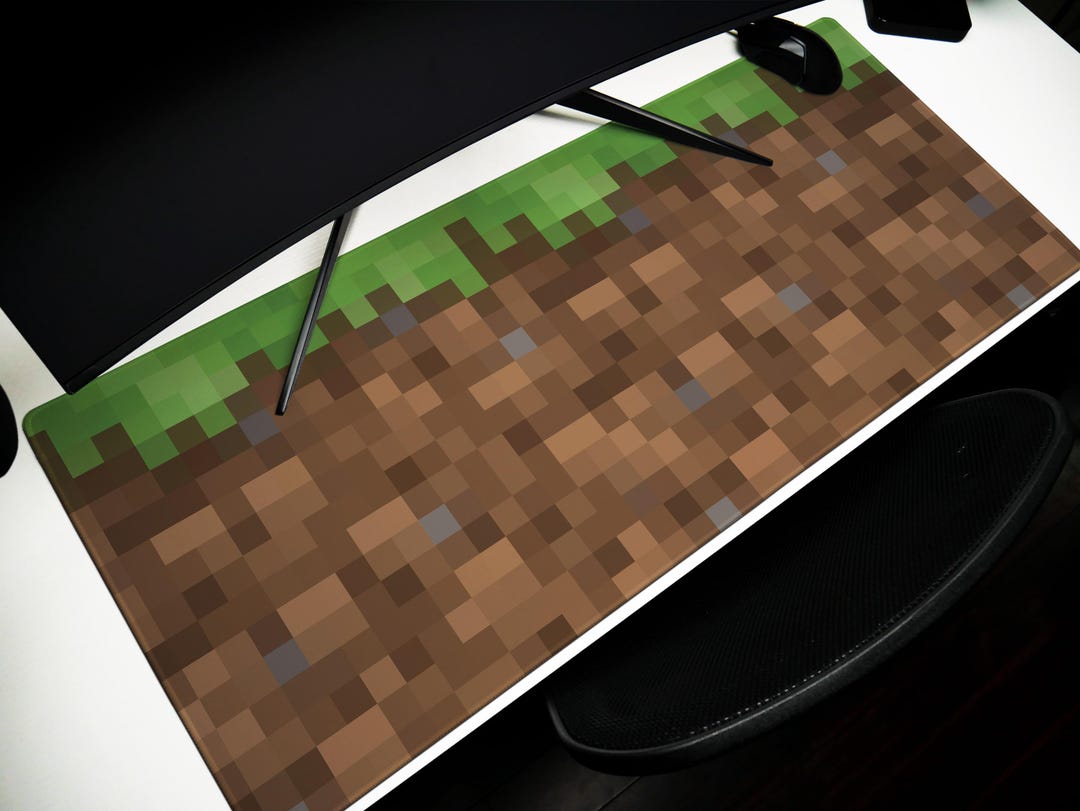 Pixelcraft Mouse Pad and Desk Mat Minecraft Perfect Gifts for Kid ...