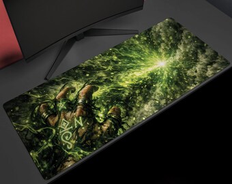 Runic Hex, Desk Mat, Arcane Magic