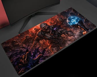 Graveyard Uprising, Desk Mat, Dark Fantasy