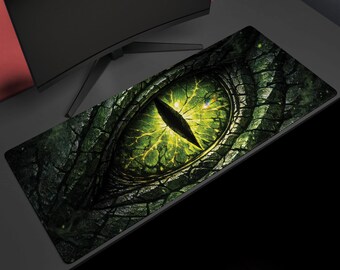 Emerald Warden, Desk Mat, Dragon Eye