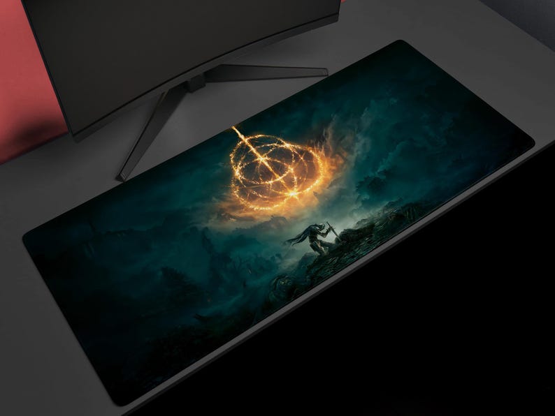 Elden Ring, Desk Pad, Mouse Pad, Desk Mat, PC Gaming Accessories Gamer Gifts Bild 1