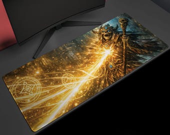Lichfire Conjurer, Desk Mat, Arcane Fantasy