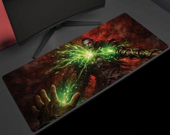 Soulstorm Hex, Desk Mat, Dark Fantasy