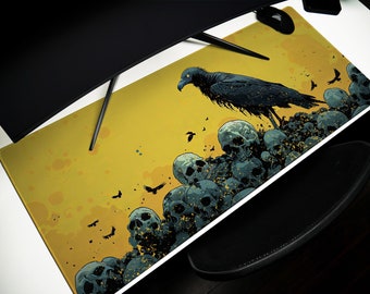 Vulture Desk Pad: Sunlit Skulls, Mythical Beasts Collection
