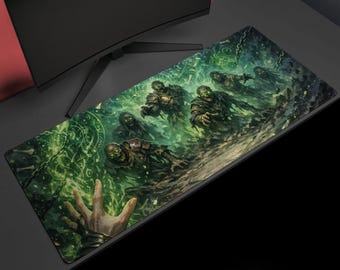 Necromancer’s Awakening, Desk Mat, Dark Fantasy