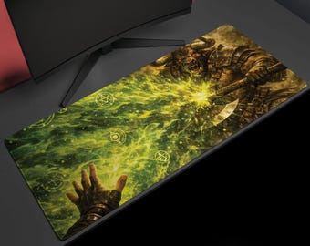 Hexfire Clash, Desk Mat, Arcane Battle