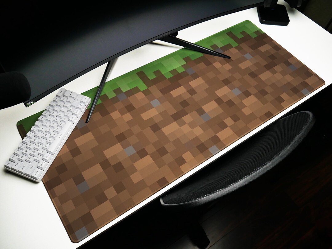 Pixelcraft Mouse Pad and Desk Mat Minecraft Perfect Gifts for Kid ...