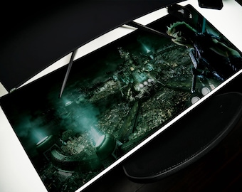 Final Fantasy 7, Desk Pad, Mouse Pad, Desk Mat, PC Gaming Accessories Gamer Gifts, Cloud