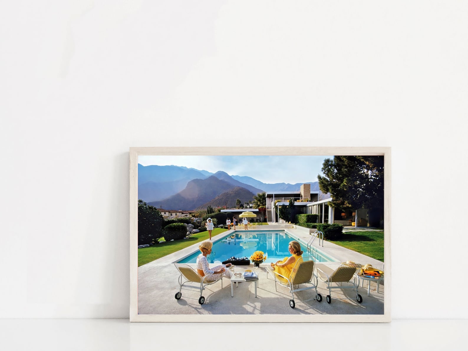 Slim Aarons famous Poolside Gossip print Palm Springs Etsy