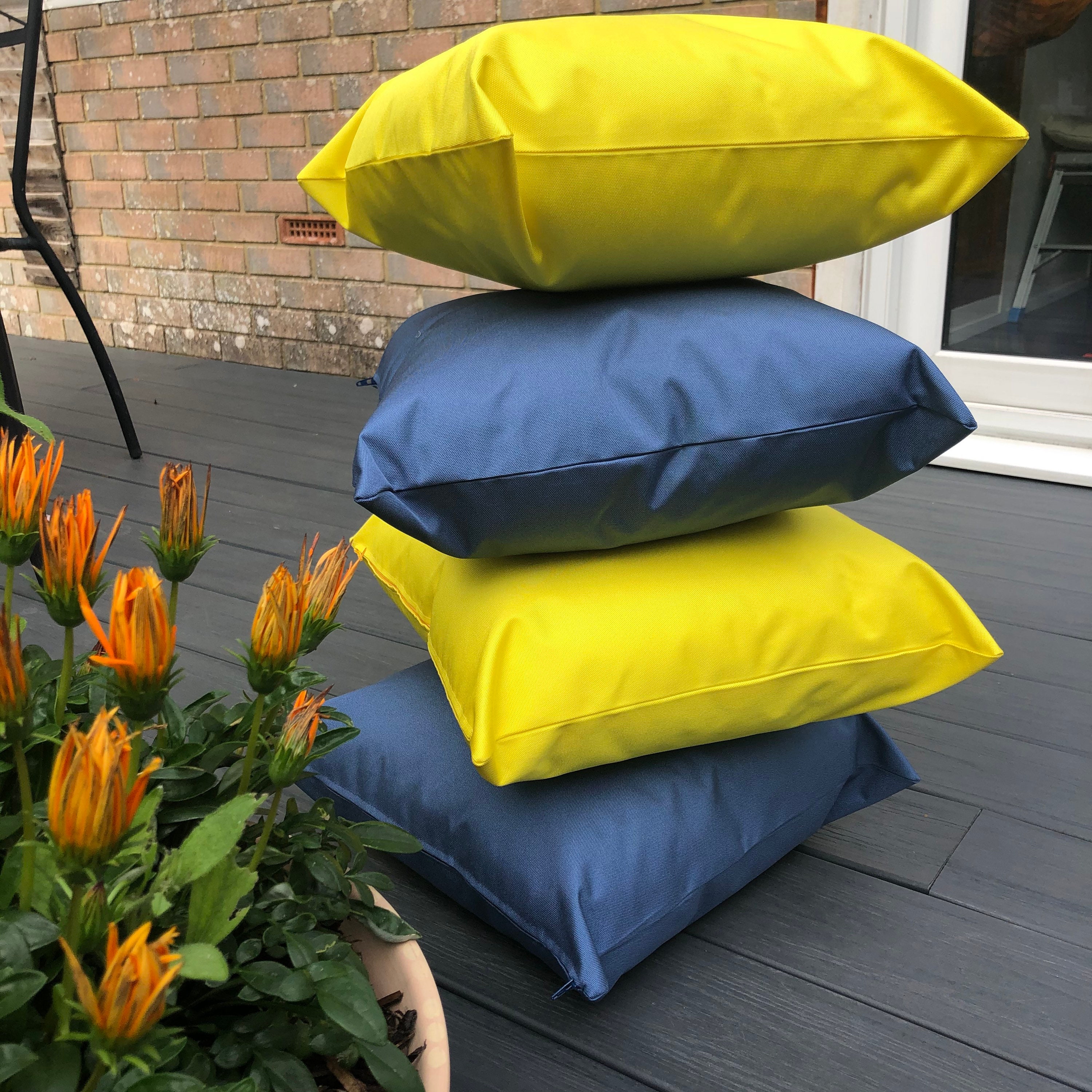 Set of 3 16 Outdoor Cushions water repellent Etsy