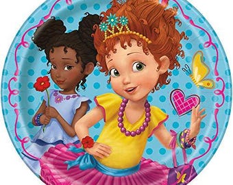 Fancy Nancy 7 Inch Party Plates, Birthday Party Supplies, Theme Party Decorations, Kids Celebration Decor