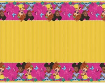 Fancy Nancy Tablecover, Birthday Party Supplies, Theme Party Decorations, Kids Celebration Decor