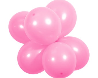 Candy Pink Latex Balloons, 15 count 12 inch Party Balloons, Birthday Balloons, Dance Decorations, Wedding Decorations, Party Balloons,