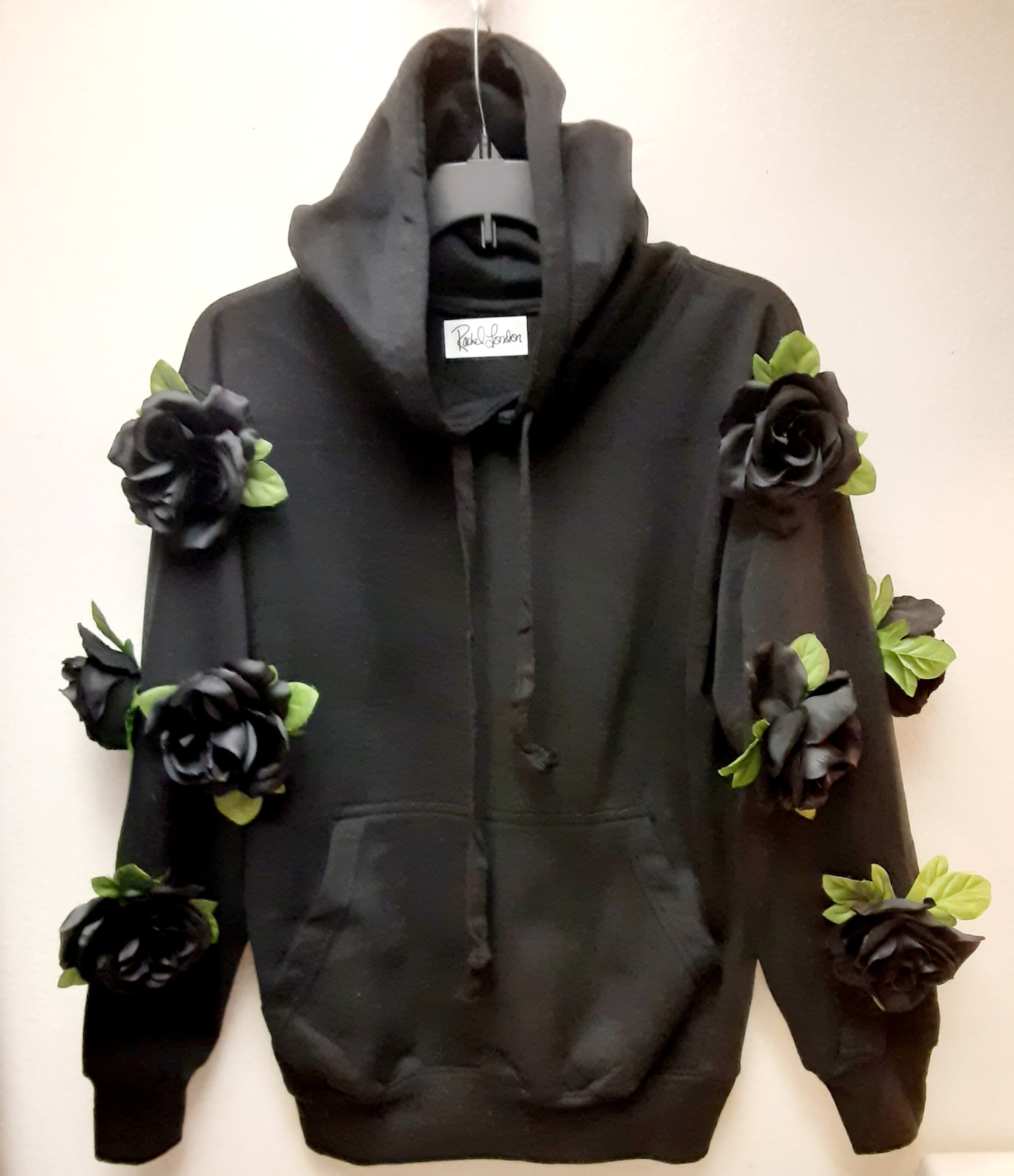 Black Rose s Hoodie Sweatshirt Etsy Australia