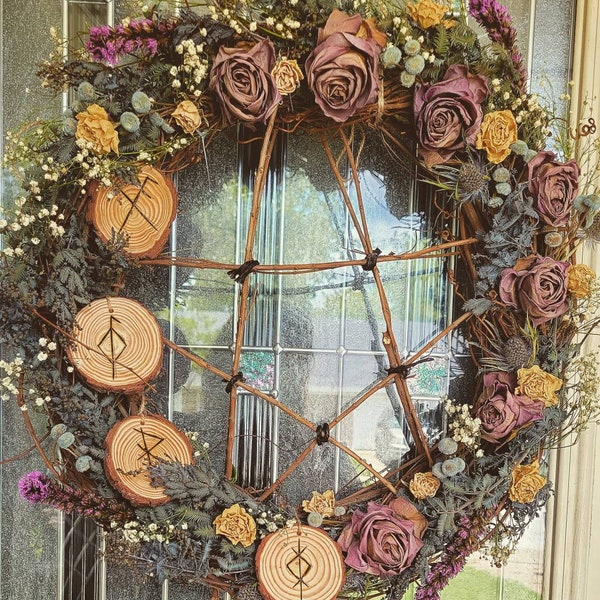 Custom Pentagram Wreath