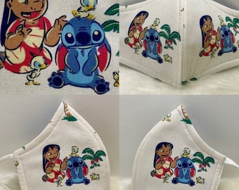 Vintage Lilo and Stitch adult face mask