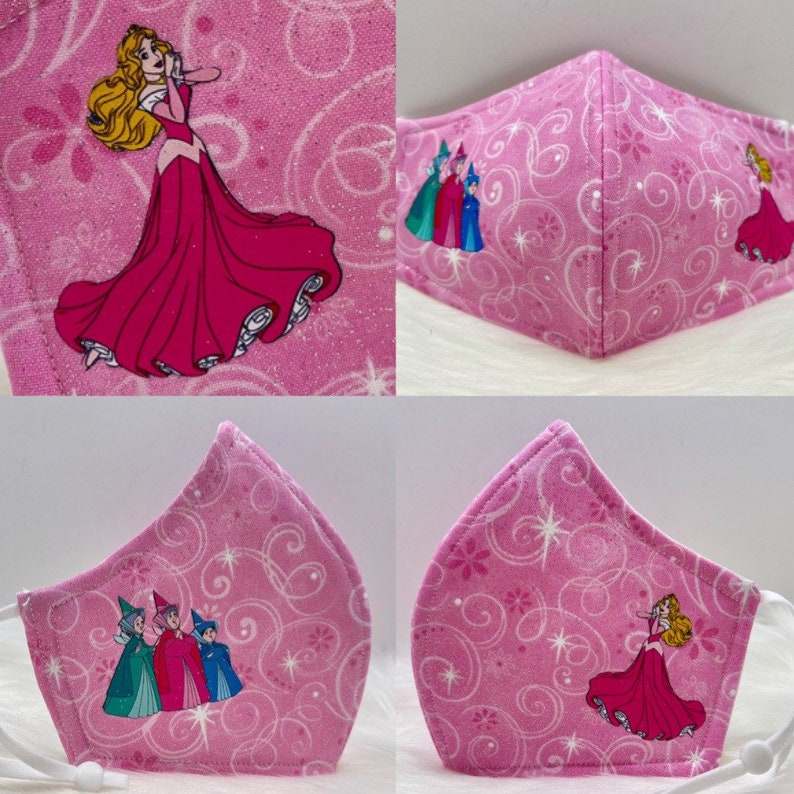 Aurora Sleeping Beauty Face Mask the Magic Fairies Etsy