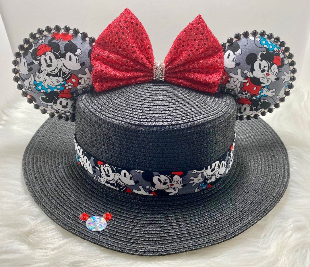inspired-vintage-mickey-and-minnie-mouse-straw-hat-sun-hat-mouse-ears