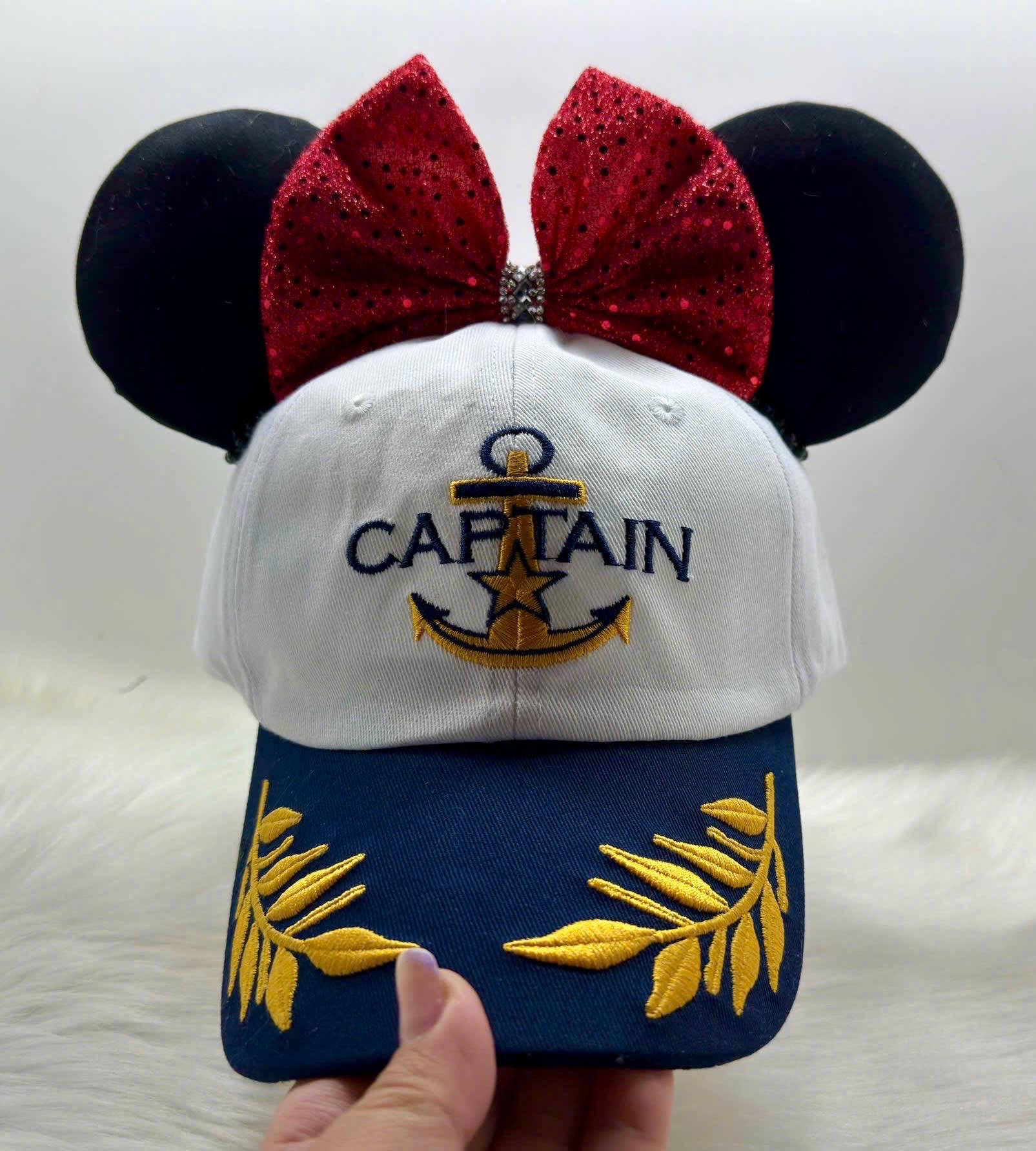 Mickey Captain Hat Custom Listing For Mickie Smith — Moonlit Mouse