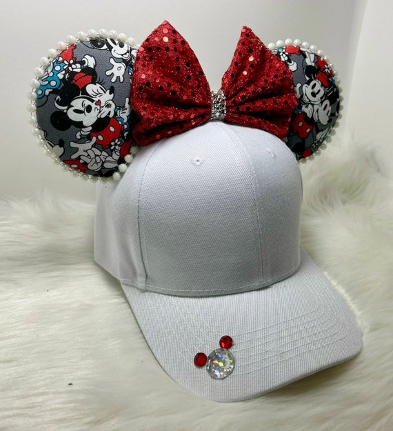 Classic Mickey Minnie Mouse Ears OR Combo Matching Mask Set. 