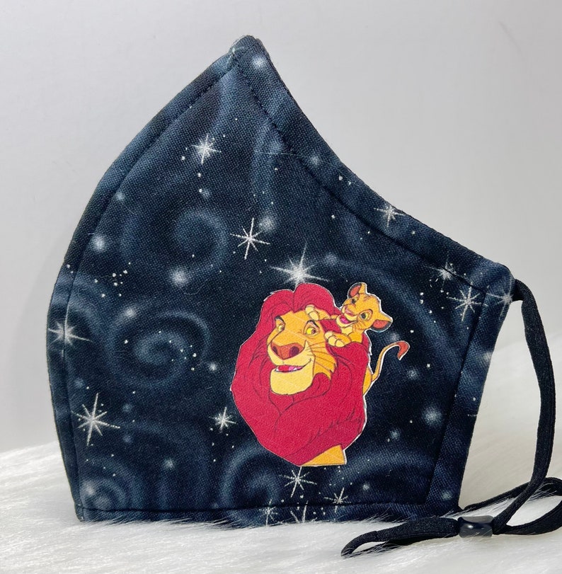 Classic Lion King Simba and Mufasa Special Designer Face Mask Etsy