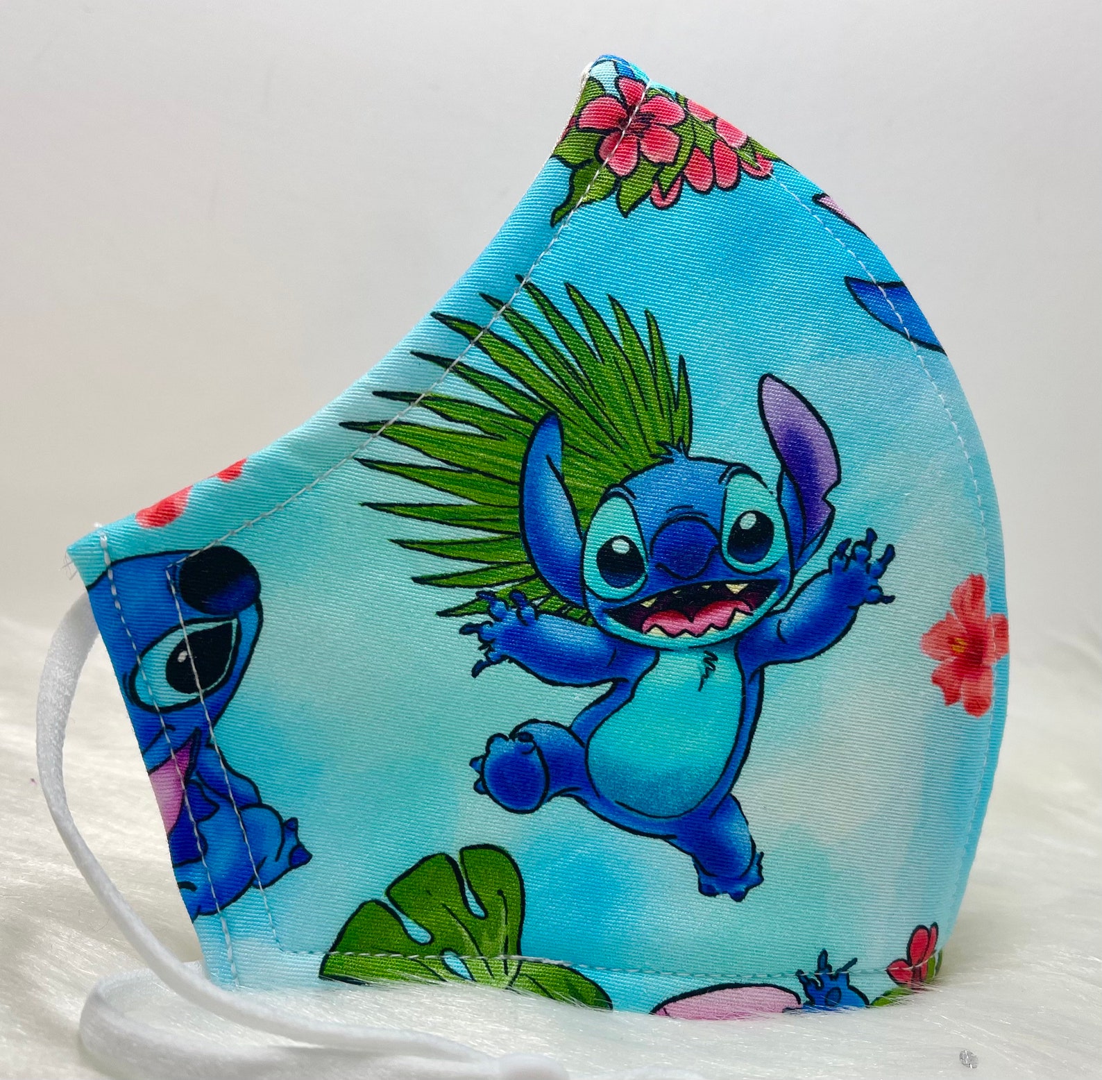 Lilo and Stitch Designer Adult Face Mask. Custom Print Fabric Etsy