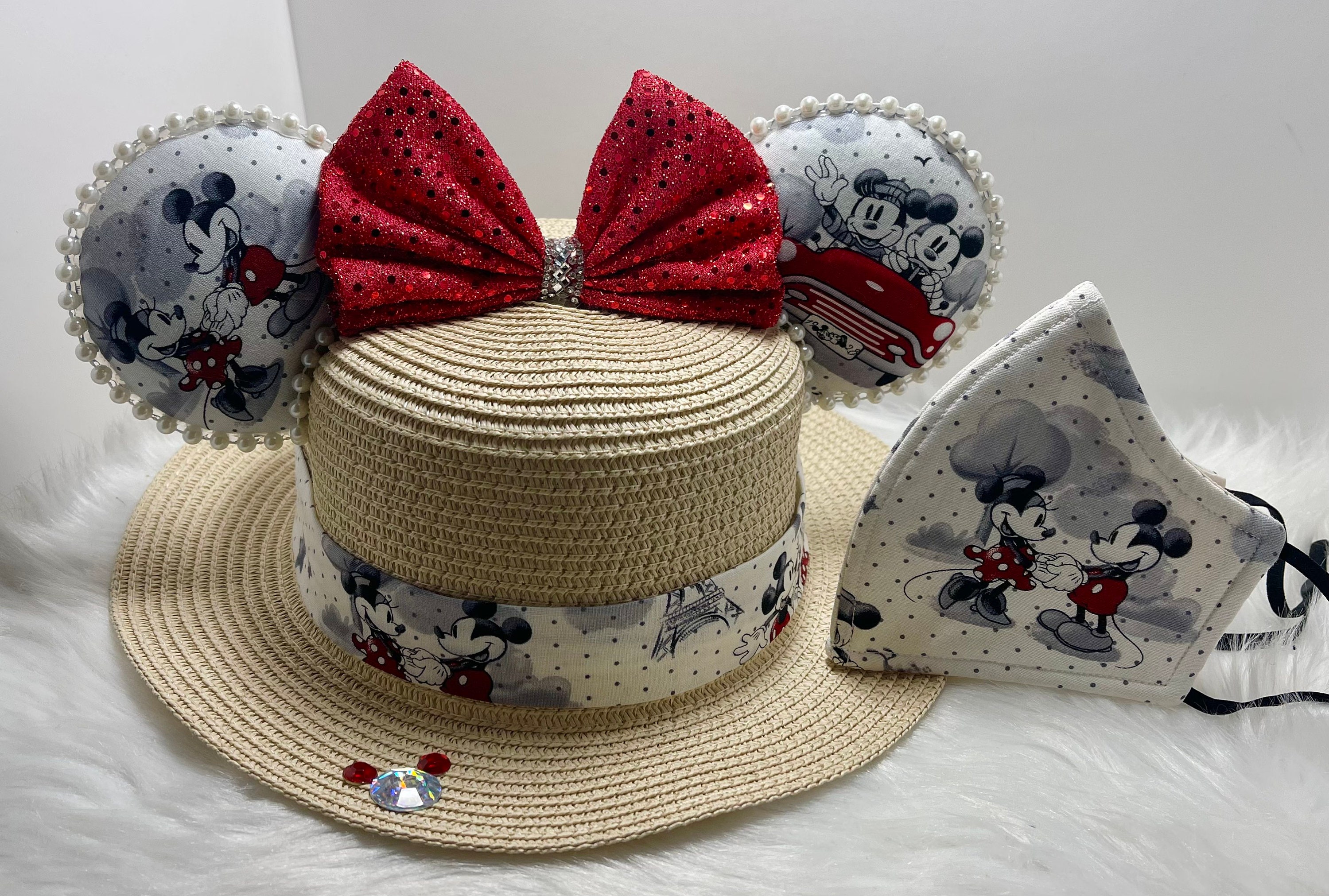 Inspired Vintage Mickey Minnie Mouse 
