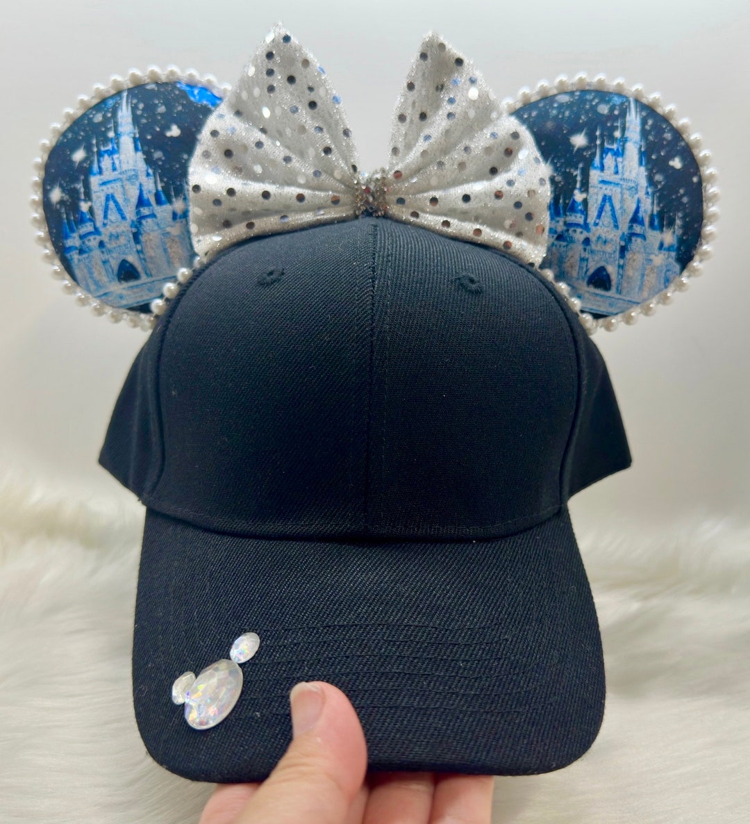 Inspired Classic Mickey Minnie Mouse Ears Hat Cap OR With Combo Matching  Mickey Minnie Ears Hat Mask