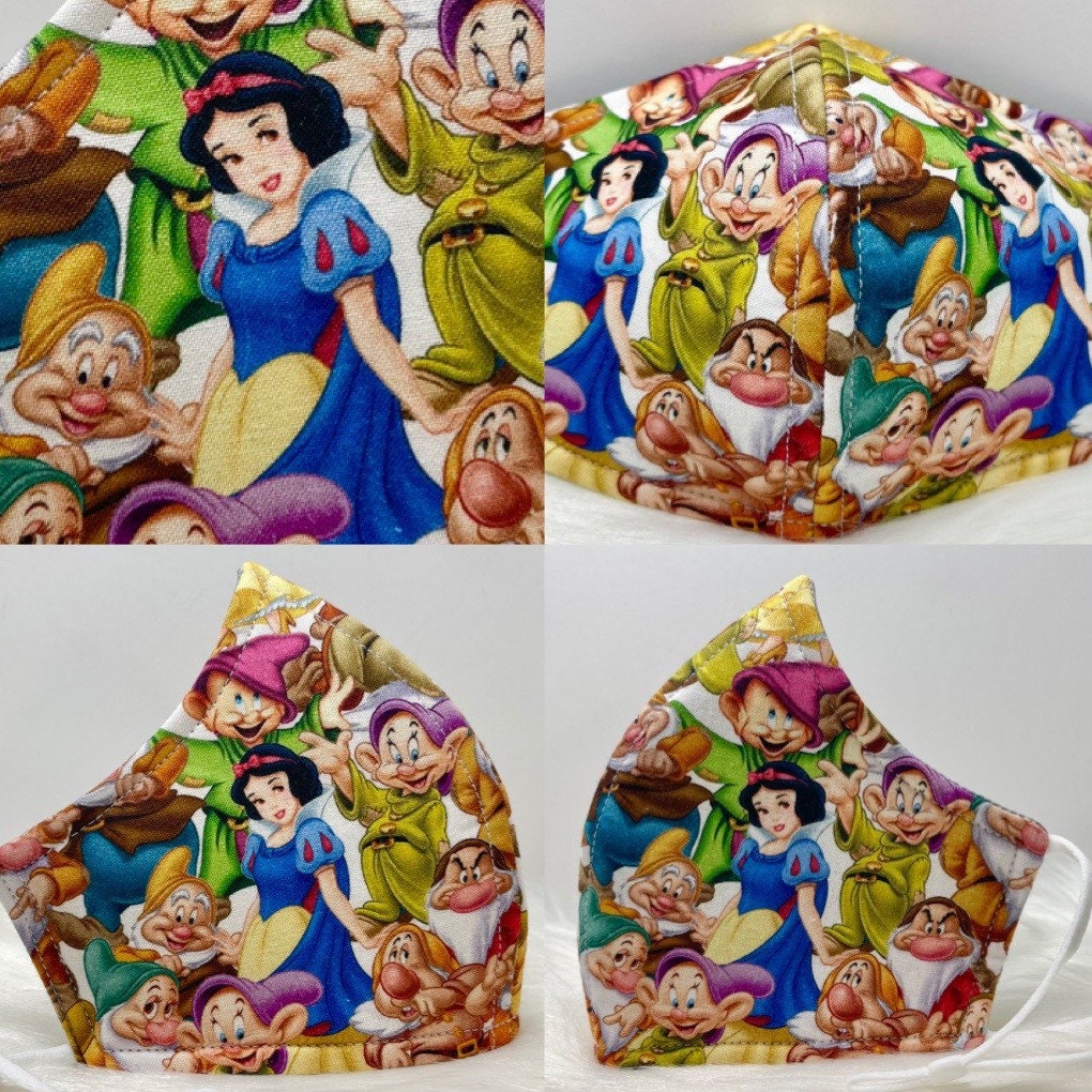 2x3 Snow White Glitter IRON on TRANSFER Decor Heat Vinyl Blue Yellow  Glitter Dress Princess Disney 