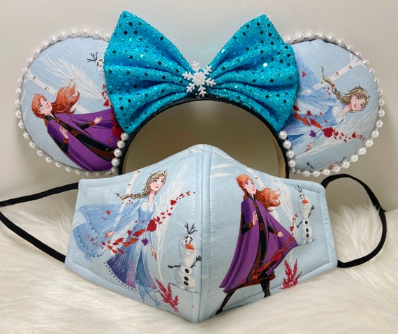 Inspired Minnie Mouse Ears OR With Combo Matching Mask Set  display picture 2